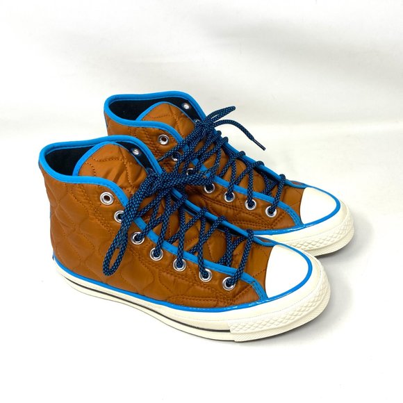 Converse Chuck 70 HI Amber Brown Blue High Top Shoes Women's Sneakers 169374C - Picture 7 of 10